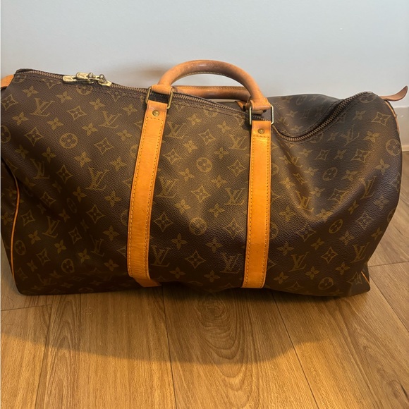 Louis Vuitton keepall 50 with tag,poignant and lock and key - Picture 1 of 8
